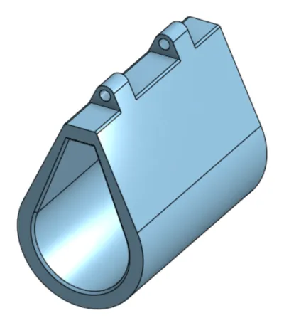 Monitor Light Bar Back Clamp